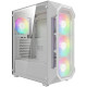 Кутия Gamdias AURA GC1 Elite White - Mesh RGB Кутия Gamdias AURA GC1 Elite White - Mesh RGB