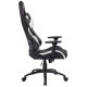 Gaming Chair FragON 3X Series Black/White, Aluminium Gaming Chair FragON 3X Series Black/White, Aluminium