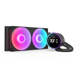 AIO Liquid Cooler NZXT Kraken Elite 280 V2 RGB Black LCD Display AIO Liquid Cooler NZXT Kraken Elite 280 V2 RGB Black LCD Display