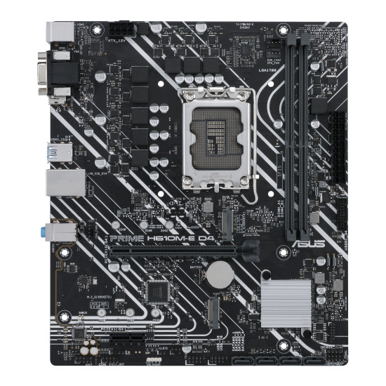Дънна платка ASUS PRIME H610M-E-CSM DDR4, LGA 1700 mATX Дънна платка ASUS PRIME H610M-E-CSM DDR4, LGA 1700 mATX