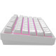 Gaming Mechanical Keyboard Dark Project ALU81A Terra Nostra White RGB Gaming Mechanical Keyboard Dark Project ALU81A Terra Nostra White RGB