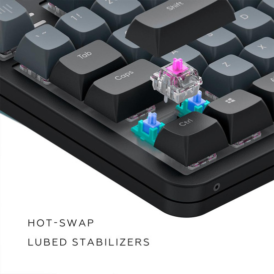 Геймърскa механична клавиатура Dark Project ALU87A Midnight RGB Геймърскa механична клавиатура Dark Project ALU87A Midnight RGB