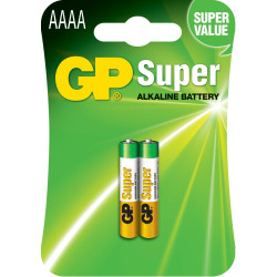 GP Alkaline battery 1.5V AAAA LR61- 2pcs. GP