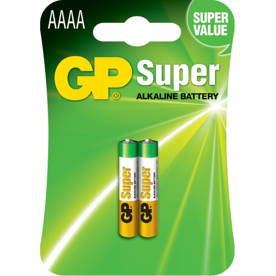 Алкална батерия GP 1.5V AAAA LR61- 2бр. в опаковка GP Алкална батерия GP 1.5V AAAA LR61- 2бр. в опаковка GP