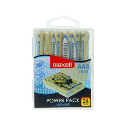 MAXELL Alkaline batteries LR03 1,5V AAА 24 pcs. blister PVC case MAXELL