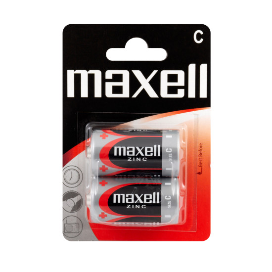 Цинк Манганова батерия MAXELL R14 /2 бр. в блистер/ 1,5V Цинк Манганова батерия MAXELL R14 /2 бр. в блистер/ 1,5V