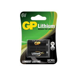 Battery lithium photo 2CR5 6V GP