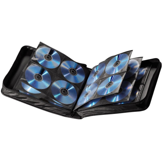 CD/DVD/Blu-ray Wallet, 160 HAMA, black