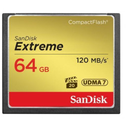 Memory card  SANDISK Extreme Compact flash, 64GB