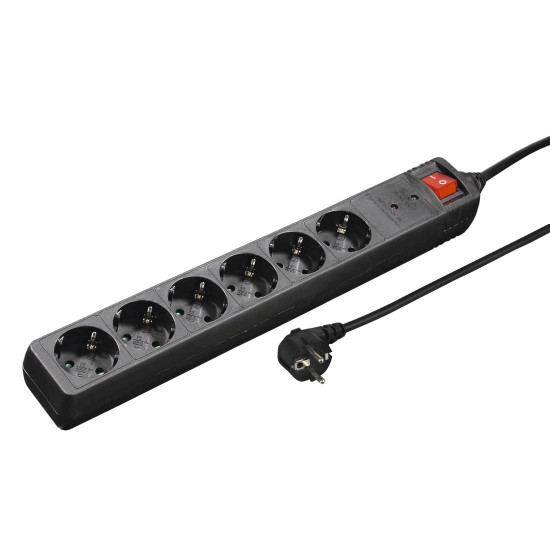 Power Strip HAMA,6-way with overvoltage protection, 47779 Power Strip HAMA,6-way with overvoltage protection, 47779