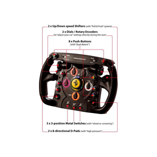 Волан THRUSTMASTER, Ferrari F1 Wheel Add-On, серия Ferrari Волан THRUSTMASTER, Ferrari F1 Wheel Add-On, серия Ferrari
