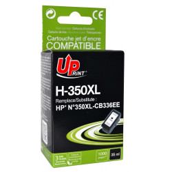 Ink cartridge UPRINT H-350XL, HP, Black