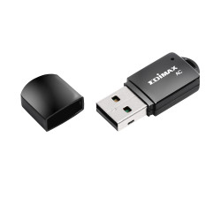 Nano Adapter EDIMAX EW-7811UTC, USB, Realtek, 2.4Ghz/5GHz, 802.11a/n/g/b Nano Adapter EDIMAX EW-7811UTC, USB, Realtek, 2.4Ghz/5GHz, 802.11a/n/g/b