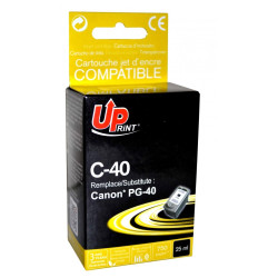Ink cartridge UPRINT PG-40XL CANON, Black