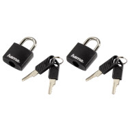 Luggage Padlock, set of 2 HAMA 105313, black Luggage Padlock, set of 2 HAMA 105313, black