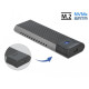 Външна стойка Delock, За M.2 NVMe PCIe или SATA SSD, USB-C 3.2 Gen 2, Инсталация без инструменти