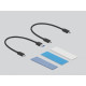 Външна стойка Delock, За M.2 NVMe PCIe или SATA SSD, USB-C 3.2 Gen 2, Инсталация без инструменти