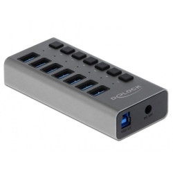 External USB Hub with 7 Ports, DELOCK-63669