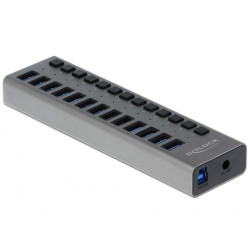 Delock External SuperSpeed USB Hub with 13 Ports, DELOCK-63738