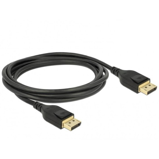 Delock DisplayPort cable 8K 60 Hz 2 m DP 8K certified