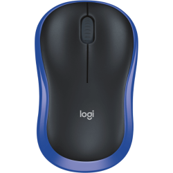 Wireless optical mouse LOGITECH M185, Blue, USB
