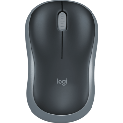 Wireless optical mouse LOGITECH M185, Swift Grey, USB