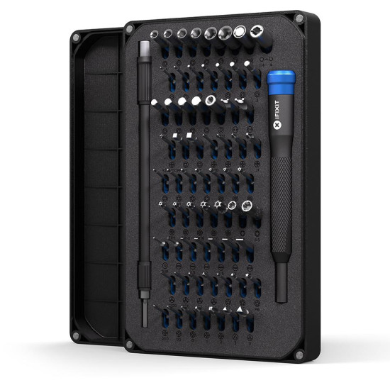 Комплект професионални инструменти iFixit Pro Tech Toolkit - 64 Precision Bits + Антистатичен пад