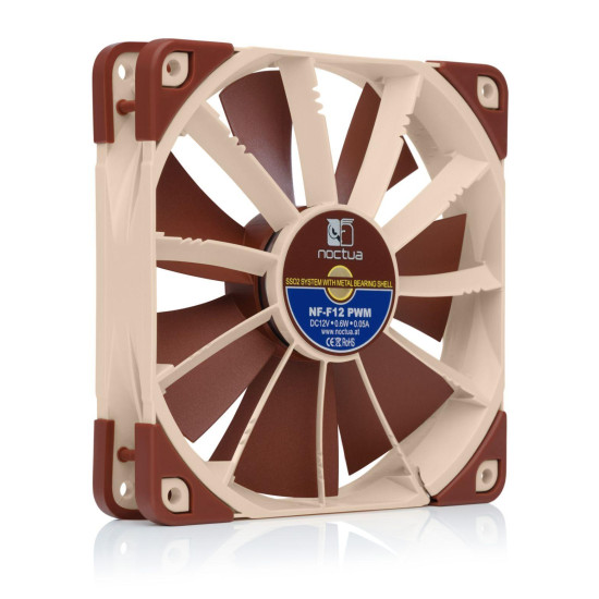 Вентилатор Noctua NF-F12 PWM, 4 pin, 120 mm
