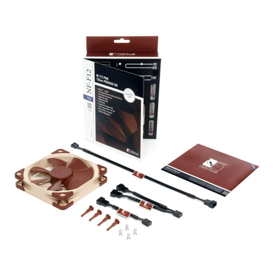 Вентилатор Noctua NF-F12 PWM, 4 pin, 120 mm