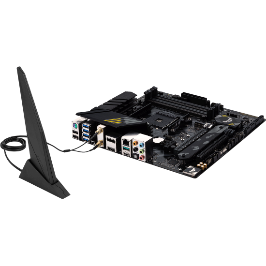 Motherboard ASUS TUF GAMING B550M-PLUS WIFI II, AMD AM4, micro ATX, 4x DDR4, dual M.2, Wi-Fi 6, PCIe 4.0, Aura Sync RGB