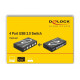 Delock Switch USB 2.0 4 port manual