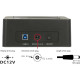 Delock USB 3.0 Dual Docking Station for 2 x SATA HDD / SSD with Clone Function