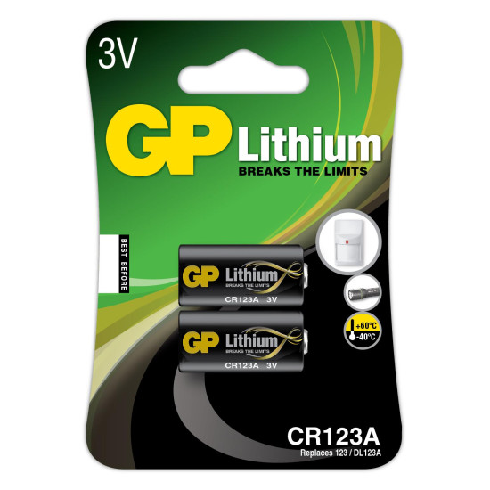 Lithium Photo Battery GP CR123 3V