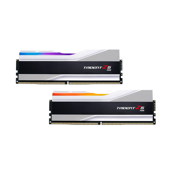 Памет G.SKILL Trident Z5 Silver RGB 32GB(2x16GB) DDR5 6000MHz F5-6000J3636F16GX2-TZ5RS