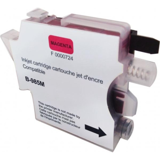 Ink cartridge UPRINT LC985, BROTHER, Magenta