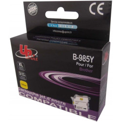 Ink cartridge UPRINT LC985, BROTHER, Yellow