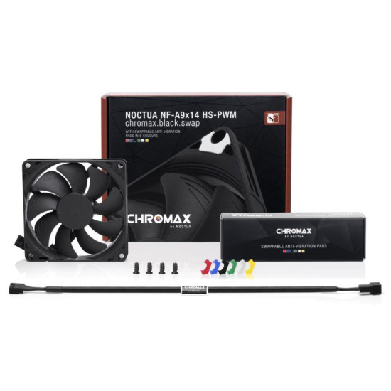 Fan Noctua NF-A9x14-HS PWM chromax black swap 92mm
