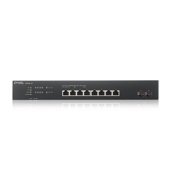 Switch ZYXEL XS1930-10, 8 port managed, 10Gb, 2xSFP, Rack-Mount
