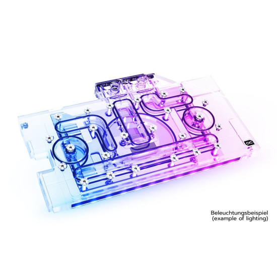 GPU Water Block Alphacool Eisblock Aurora Acryl GPX-N RTX 3070 TUF/DUAL with Backplate