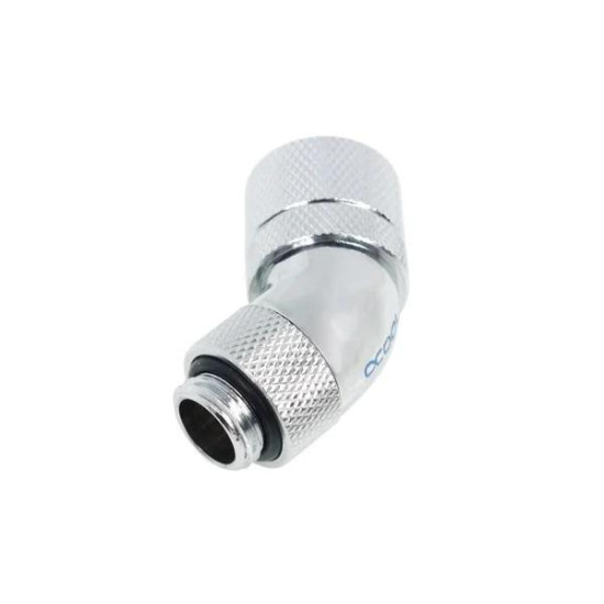 Alphacool HF 13/10 compression fitting 45° revolvable G1/4, Chrome