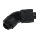 Alphacool 13/10 compression fitting 45° revolvable G1/4, Deep Black