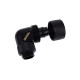 Фитинг Alphacool Eiszapfen, Удължител, 90°, 16/10mm, G1/4, Черен мат