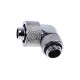 Фитинг Alphacool Eiszapfen, Удължител, 90°, 16/10mm, G1/4, Сребрист