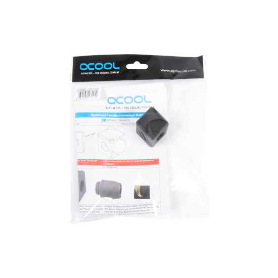 Alphacool Eiszapfen connection terminal 5-way G1/4 IT - Black Acetal