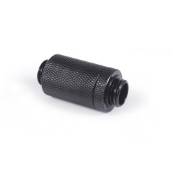 D-Plug Alphacool ES, 31.5mm, G1/4 AG auf G1/4 AG, Черен мат