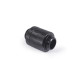 D-Plug Alphacool ES, 20mm, G1/4 AG auf G1/4 AG, Черен мат