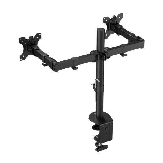 Monitor desk mount, 2 screens up to 32