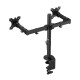 Monitor desk mount, 2 screens up to 32