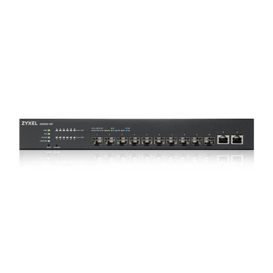 Switch ZyXEL XS1930-12F, 10-port 10GbE SFP + 2x10Gb RJ-45 port Smart Managed
