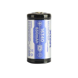 Акумулаторна батерия  CR-123, LiIon, 3.7V, 16340, 650mAh, XTAR
